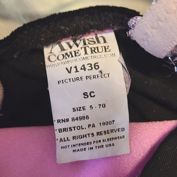 Child's Awish come true girl's ballerina suit  Size 5-7G  Made in USA - Picture 2 of 2